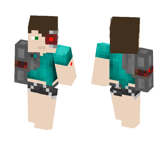 Cyborg - Male Minecraft Skins - image 1