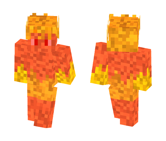 Fire boy - Boy Minecraft Skins - image 1