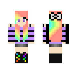 Rainbow Hair Girl