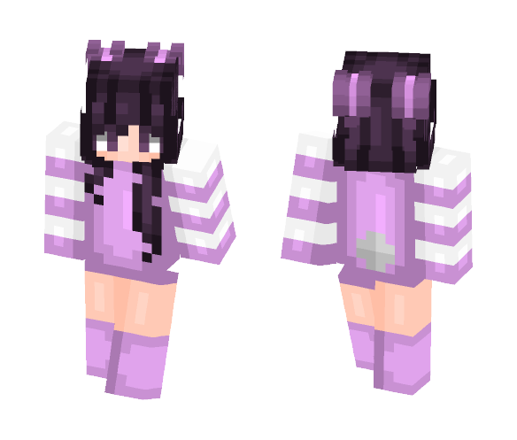 Download Free Bunny × I fixed it oml pff Skin for Minecraft image 1 Bunny × I fixed it oml pff - Female Minecraft Skins - image 1