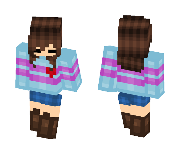 Frisk ~ Undertale - Female Minecraft Skins - image 1