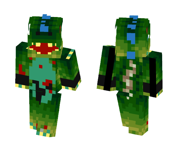 Dinosaur In Handcuffs - Comics Minecraft Skins - image 1