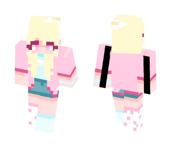 Download Free Egg - nerd Skin for Minecraft image 1 Egg - nerd - Female Minecraft Skins - image 1