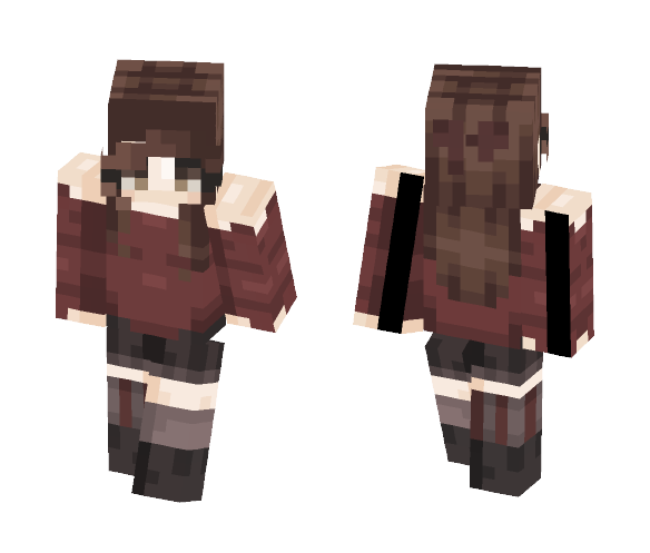 Download Free Cherry GhõstLõft Skin for Minecraft image 1 Cherry GhõstLõft - Female Minecraft Skins - image 1
