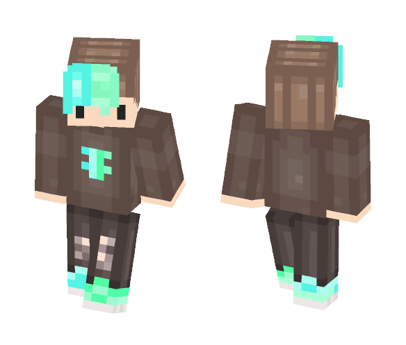 Blue Chibi - Male Minecraft Skins - image 1