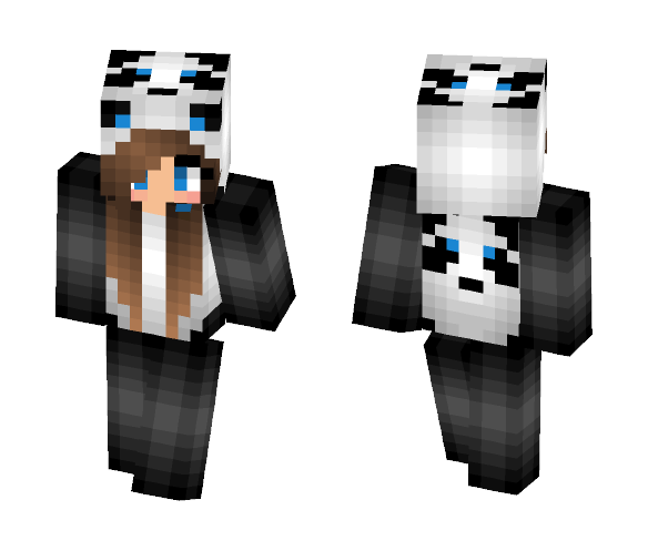 Panda Girl - Girl Minecraft Skins - image 1