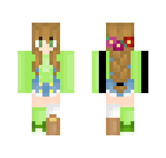 Flower Crown and Overalls | Cassyyy