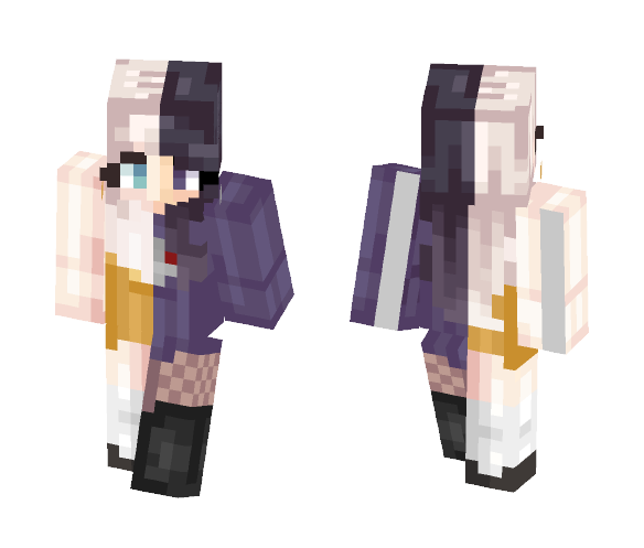 Half and Half - Female Minecraft Skins - image 1