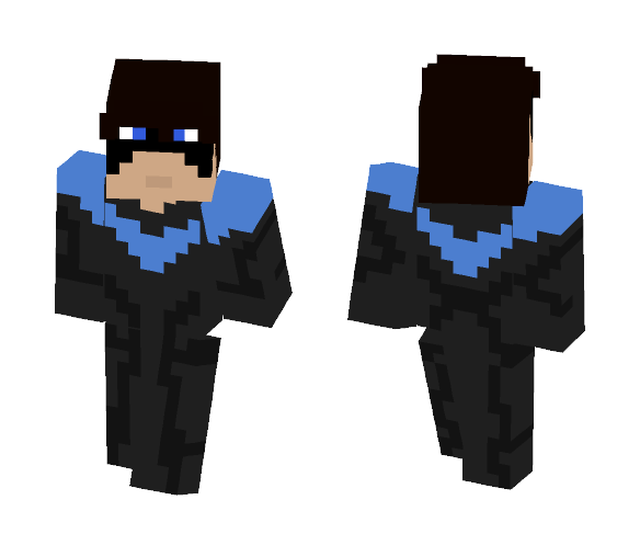 Nightwing - Male Minecraft Skins - image 1