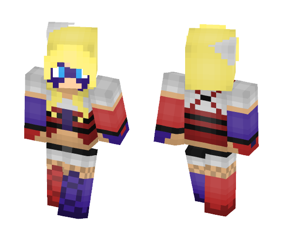 Arkham Asylum Harley Quinn - Comics Minecraft Skins - image 1