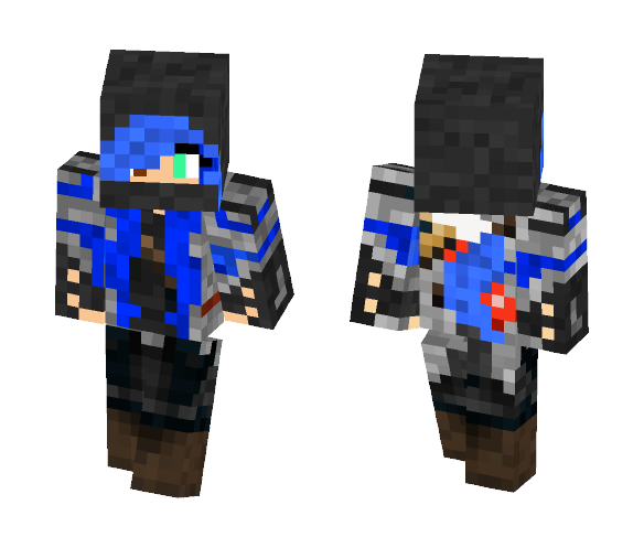 midnight female assassin - Female Minecraft Skins - image 1