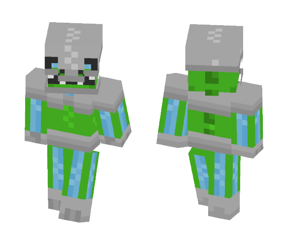 Dinosaur in armor - Male Minecraft Skins - image 1