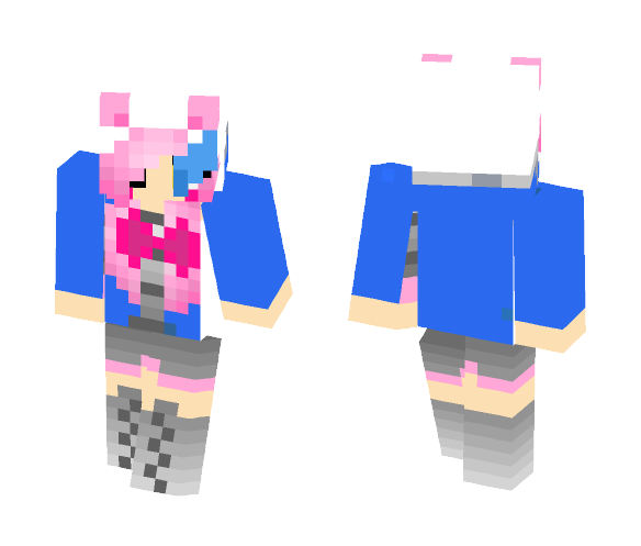 FNAFtale Badtime Mangle - Female Minecraft Skins - image 1