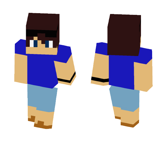 Download Free Summer Boy (In honor of summer) Skin for Minecraft image 1 Summer Boy (In honor of summer) - Boy Minecraft Skins - image 1