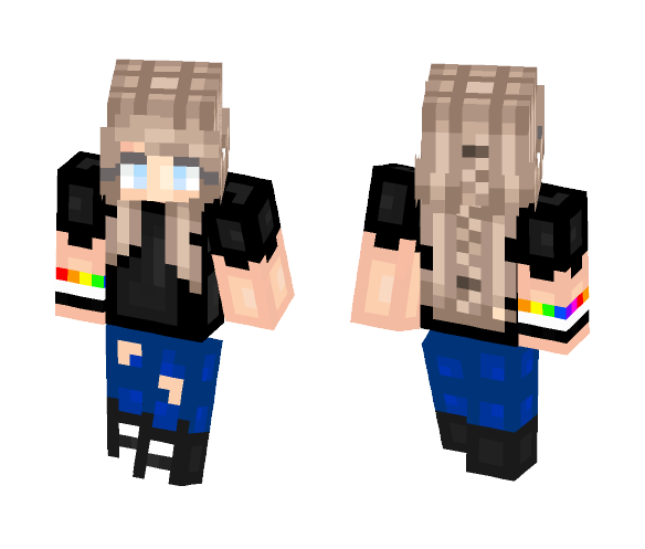 bracelets // band trash - Female Minecraft Skins - image 1