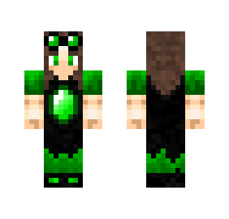 The Emerald Mantis Skin - Female Minecraft Skins - image 2