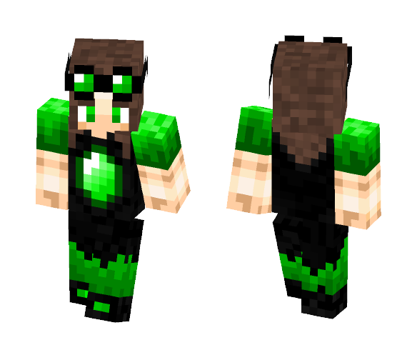 The Emerald Mantis Skin - Female Minecraft Skins - image 1