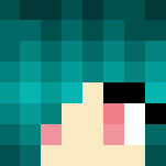 Electric Blue with a Touch of Pink - Female Minecraft Skins - image 3
