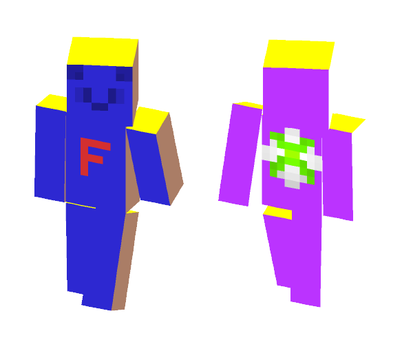 XBOX ONE/360 LOGO ON BACK BASE - Interchangeable Minecraft Skins - image 1