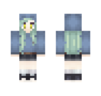 Green hair? And Hoodie? Oops?