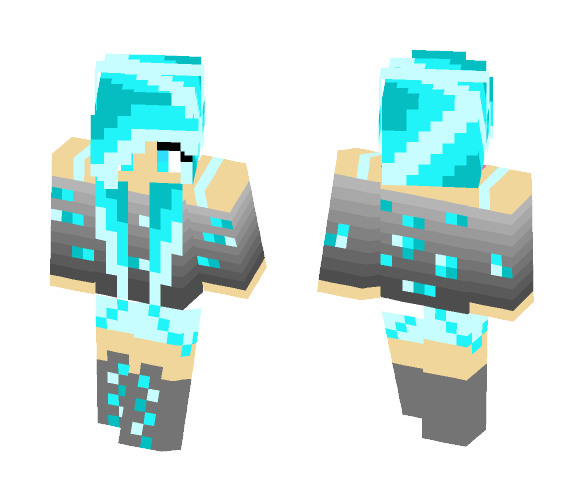 Diamond girl - Girl Minecraft Skins - image 1