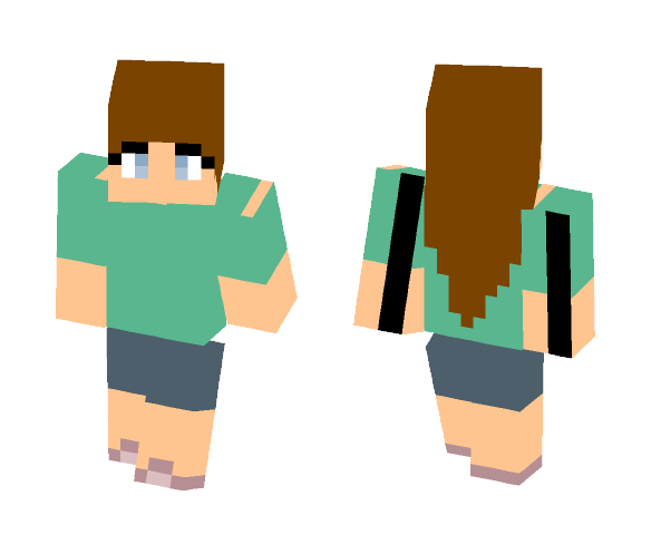 Let's Take a Break - Female Minecraft Skins - image 1