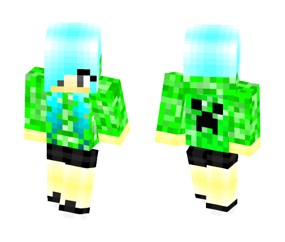 Creeper Girl - Girl Minecraft Skins - image 1