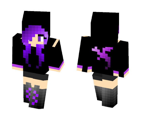 Ender Girl - Girl Minecraft Skins - image 1