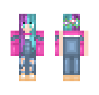 Pink Overall Girl ; DaniBearArt Req