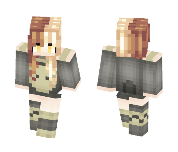 Totoro Girl - Girl Minecraft Skins - image 1