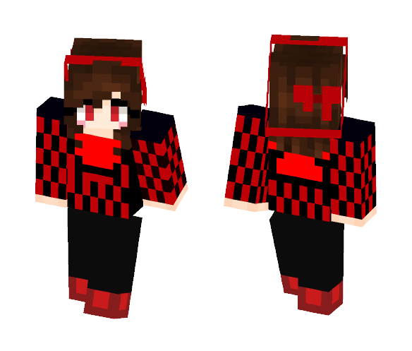 StorySwap Fell Chara - Female Minecraft Skins - image 1