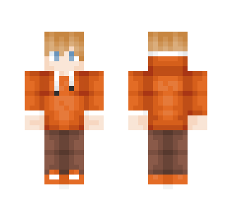 Pumpkin Colored Hoodie Teen