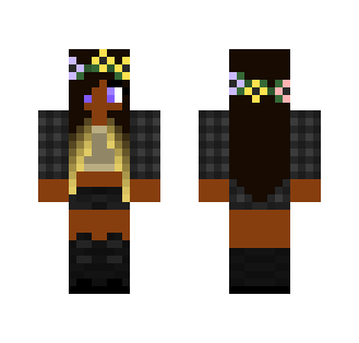 Flower Crown and Ombre Hair