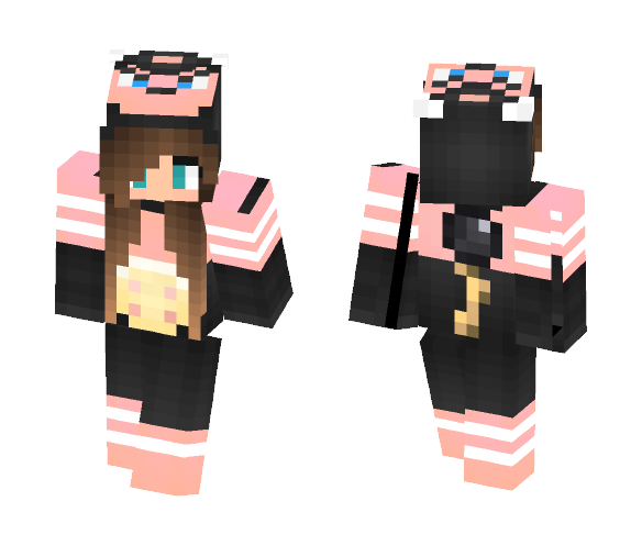 Miltank Onesie - Female Minecraft Skins - image 1