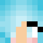 Blue haired Street -Style Girl - Color Haired Girls Minecraft Skins - image 3