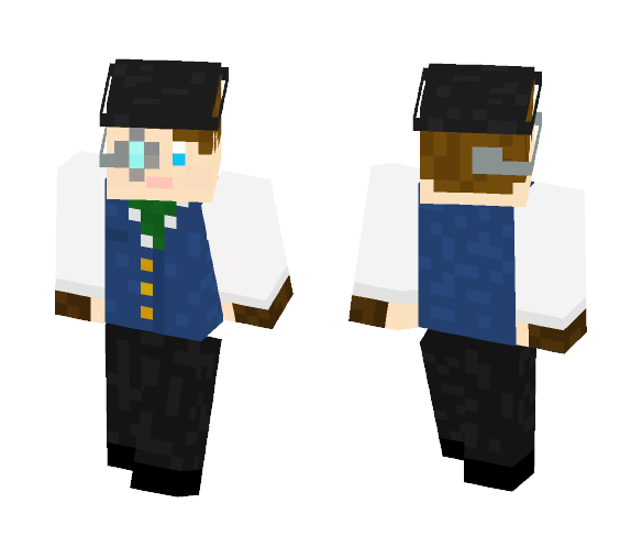 Steampunk Guy - Male Minecraft Skins - image 1