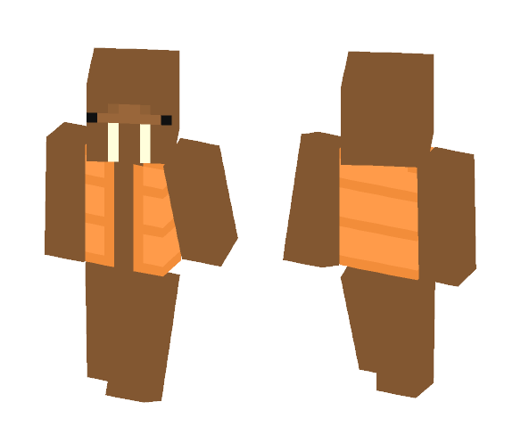 Bubble Vest Walrus - Interchangeable Minecraft Skins - image 1