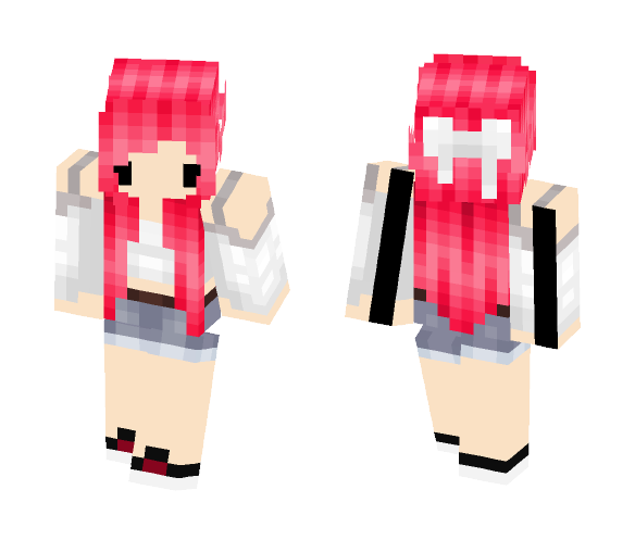 Download Free Chibi Girl -- caraмel Skin for Minecraft image 1 Chibi Girl -- caraмel - Girl Minecraft Skins - image 1