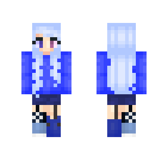 Blue person thing idek