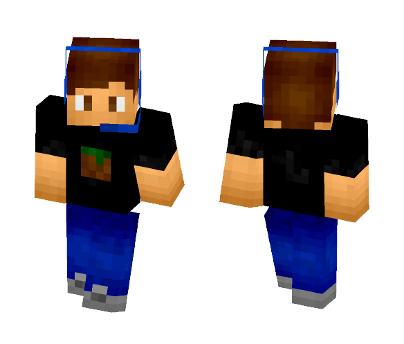 Minecraft Block Shirt - Male Minecraft Skins - image 1