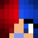 Fire and Water Shaded Hair - Female Minecraft Skins - image 3