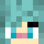 Download Free Girl W/ Short Blue Hair Skin for Minecraft image 3 Girl W/ Short Blue Hair - Color Haired Girls Minecraft Skins - image 3