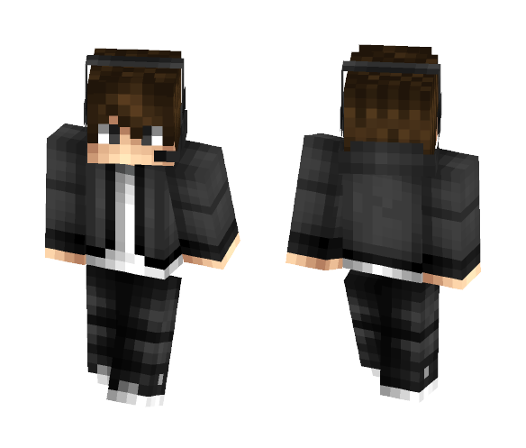 Download Free Headset Boy Skin for Minecraft image 1 Headset Boy - Boy Minecraft Skins - image 1