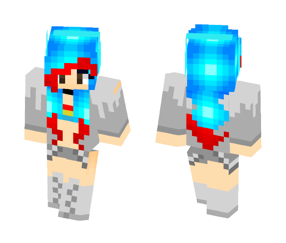 Download Free the living tombstone girl Skin for Minecraft image 1 the living tombstone girl - Girl Minecraft Skins - image 1