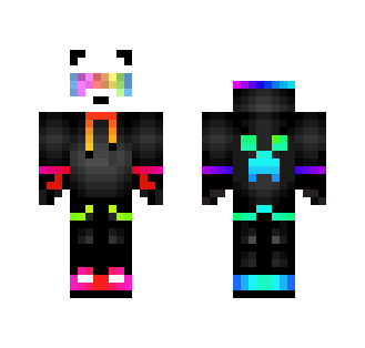 Panda awesomness rainbow