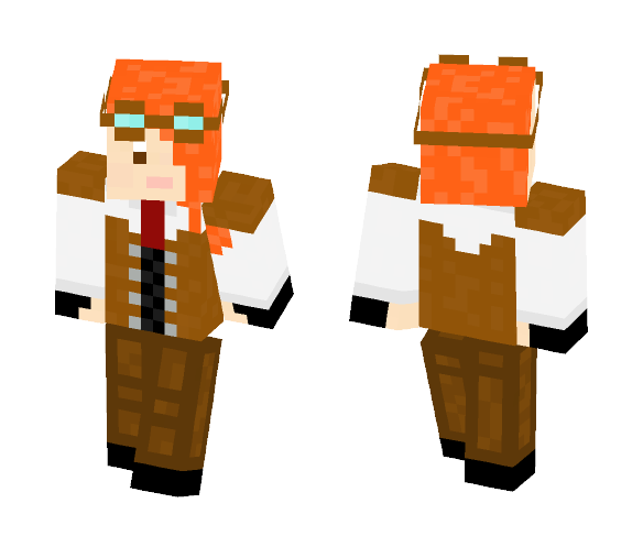 Steampunk Engineer Girl - Girl Minecraft Skins - image 1