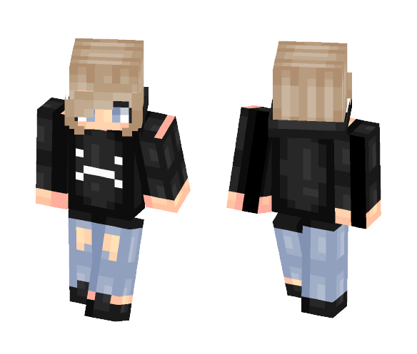 Download Free The sound of Silence Skin for Minecraft image 1 The sound of Silence - Female Minecraft Skins - image 1
