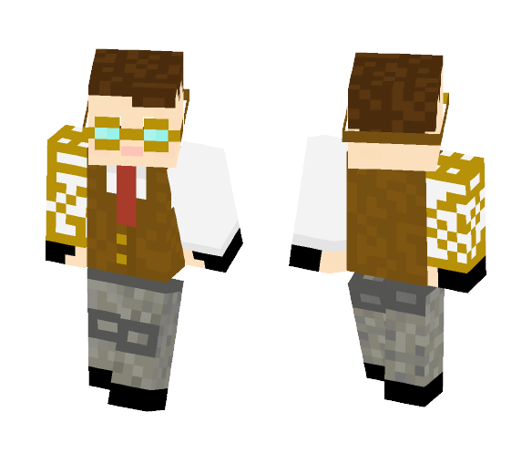 Steampunk w/ Bionic Arm - Male Minecraft Skins - image 1