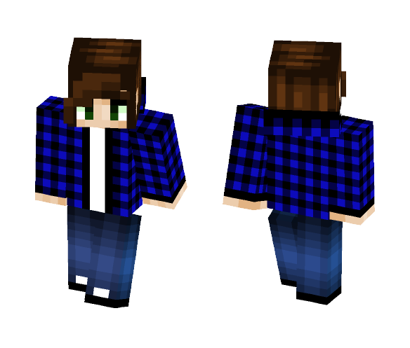 Download Free My First Shaded Male Skin! Skin for Minecraft image 1 My First Shaded Male Skin! - Male Minecraft Skins - image 1