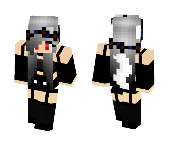 Evil Goth Girl - Girl Minecraft Skins - image 1